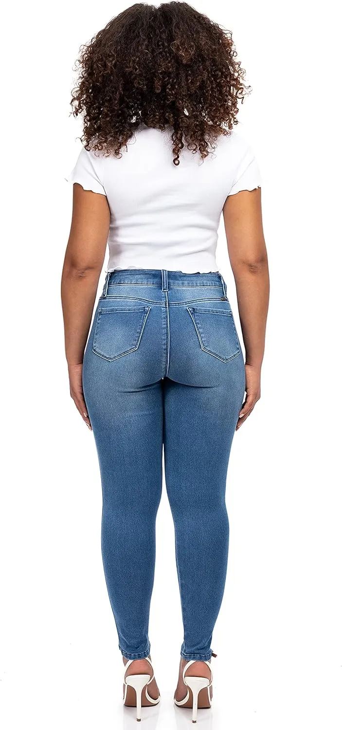 1822 Denim Women's High-Rise Stretch Ankle Skinny Butter Jeans, Lennox