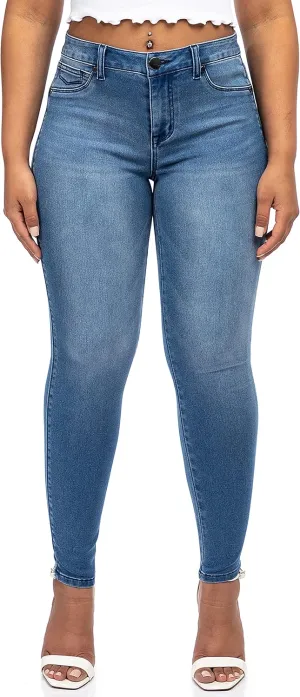 1822 Denim Women's High-Rise Stretch Ankle Skinny Butter Jeans, Lennox