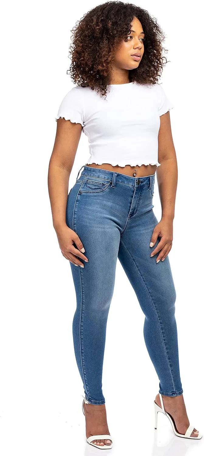 1822 Denim Women's High-Rise Stretch Ankle Skinny Butter Jeans, Lennox
