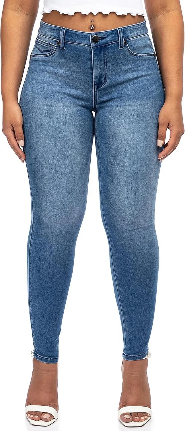1822 Denim Women's High-Rise Stretch Ankle Skinny Butter Jeans, Lennox