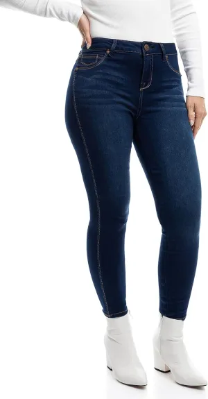 1822 Denim Women's Petite 26" Butter High-Rise Skinny Jeans, Lennox 26