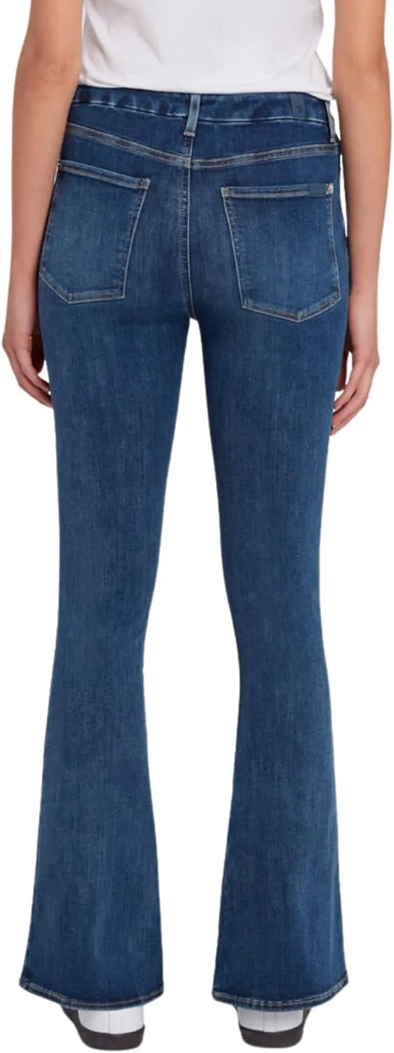 7 For All Mankind Women's Ultra High-Rise Skinny Tailorless Bootcut Jeans