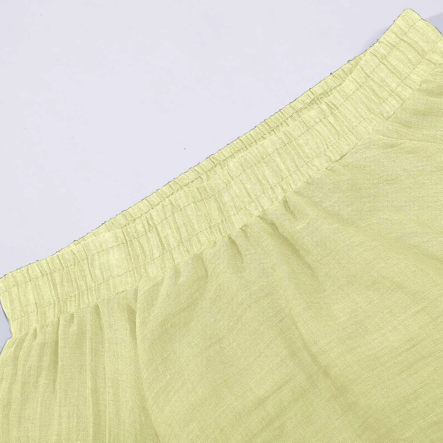 A Line Skirt for Women Trendy Flared High Elastic Waist Solid Loose Summer Pleated Long Skirts for Vacation Streetwear