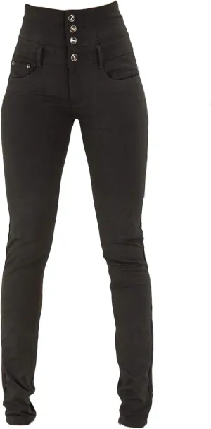 Andongnywell Women's Juniors High Rise Irresistible Jegging Pull-On Stretch Skinny Jeans