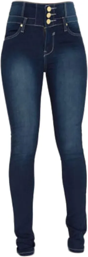 Andongnywell Women's Juniors High Rise Irresistible Jegging Pull-On Stretch Skinny Jeans