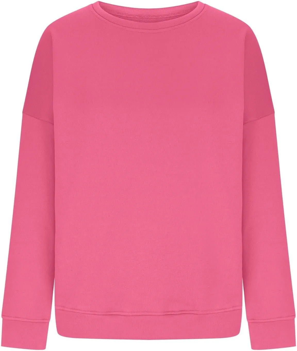 Azeralia Oversized Sweatshirt For Women Solid Round Neck Long Sleeve Pullover Fall Trendy Casual Loose Sweatshirts