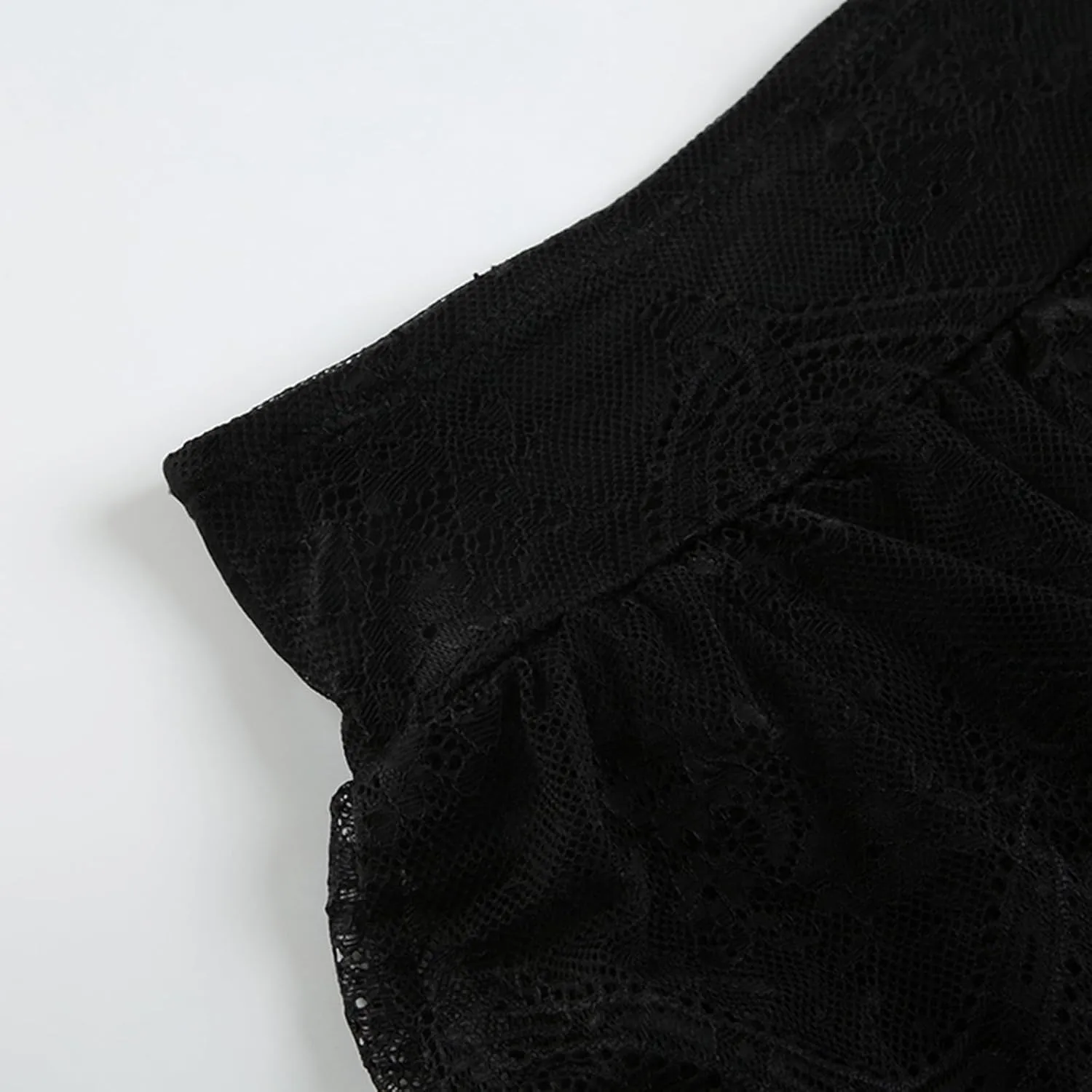 Boho Skirts for Women Summer Trendy Low Rise Y2K Elastic Waist Mesh Sheer Pleated Lightweight Mini Skirts