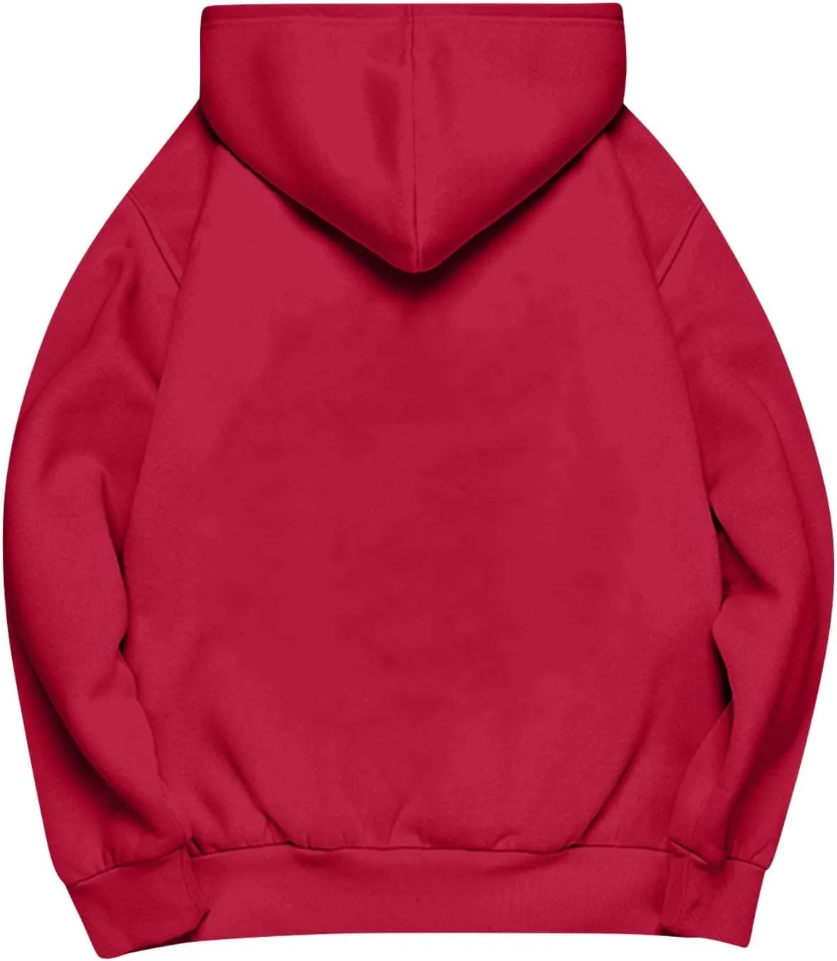 Bow Print Valentines Sweatshirts for Women Trendy Novelty Fleece Y2K Hoodie Drawstring Oversized Pullover with Pocket