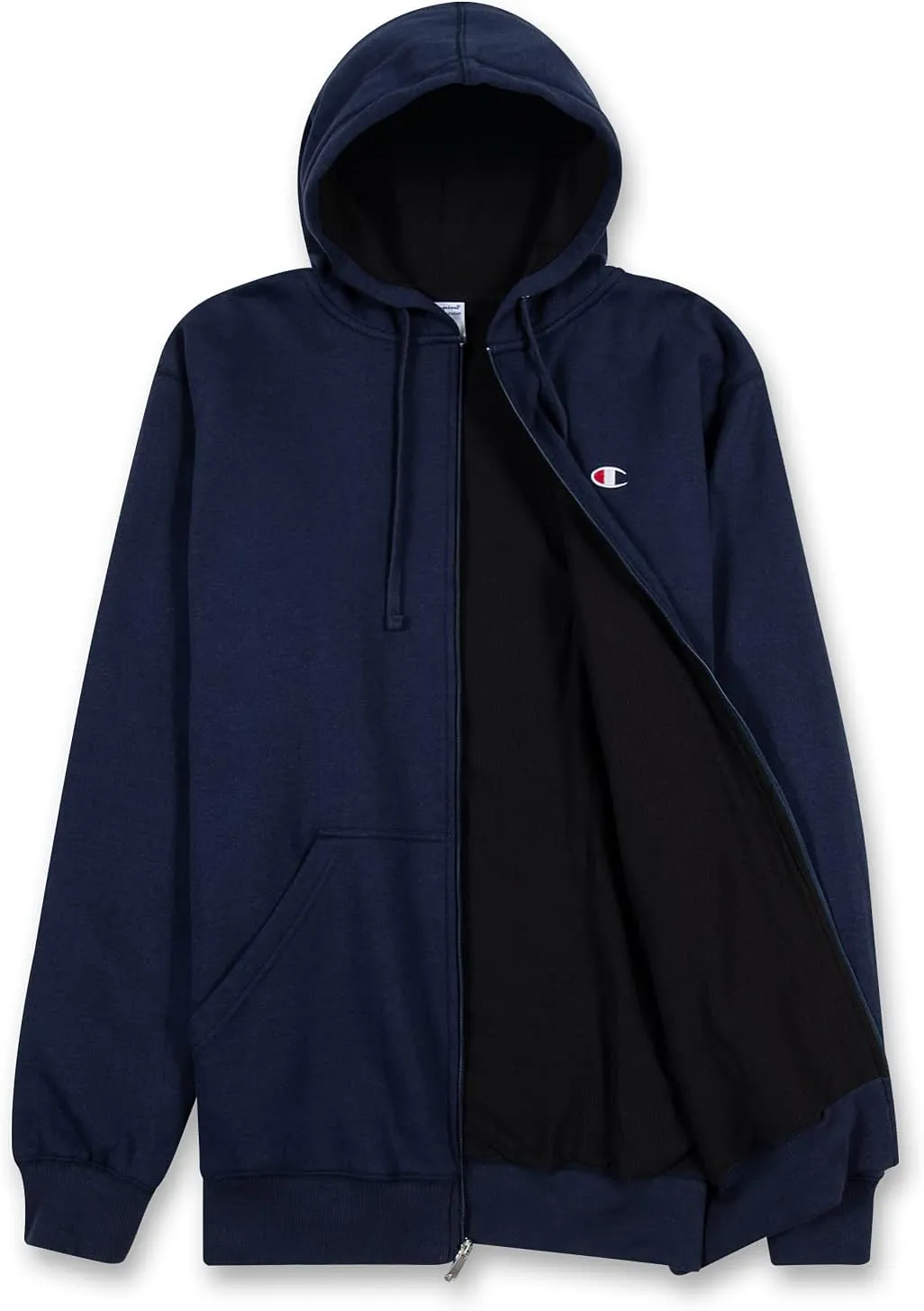 Champion Big and Tall Thermal Lined Hoodies for Men  Mens Fleece Zip Up Hoodie