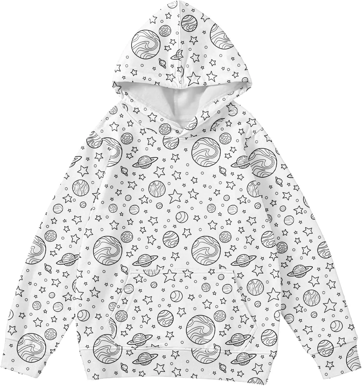 Children Kids Daily Cute Printed Outfits Sweatshirt Casual Long Sleeve Hoodie Tops Kid Fall Winter Clothes