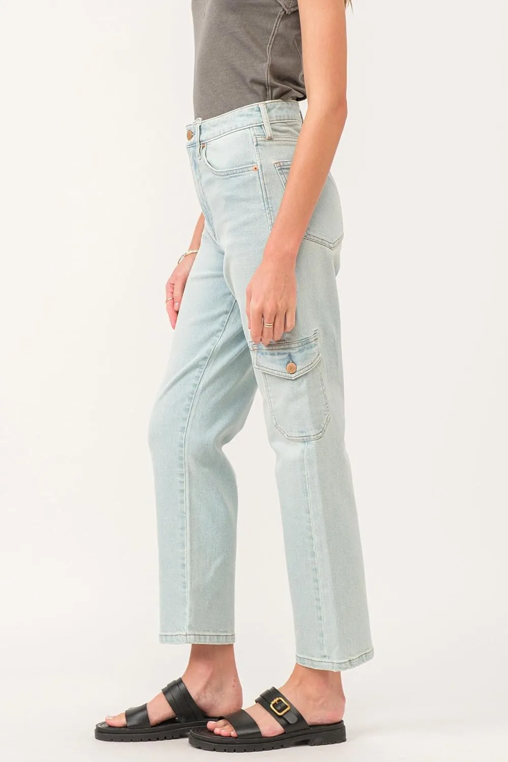DEAR JOHN 90's Women's Jeans Straight Leg High Rise Ankle Inseam