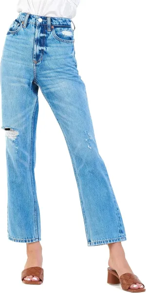 DEAR JOHN 90's Women's Jeans Straight Leg High Rise Ankle Inseam