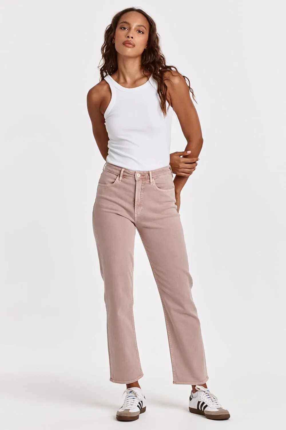 DEAR JOHN 90's Women's Jeans Straight Leg High Rise Ankle Inseam