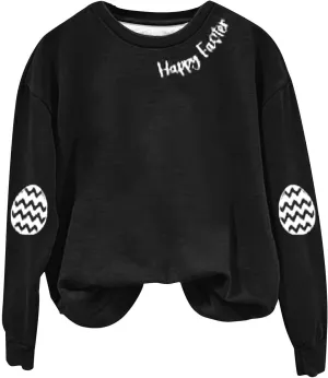 Faith Over Fear Hoodie Women Printed Round Neck Long Sleeve Hooded Sweatshirt Religious Sayings Sweatshirt Hoodies