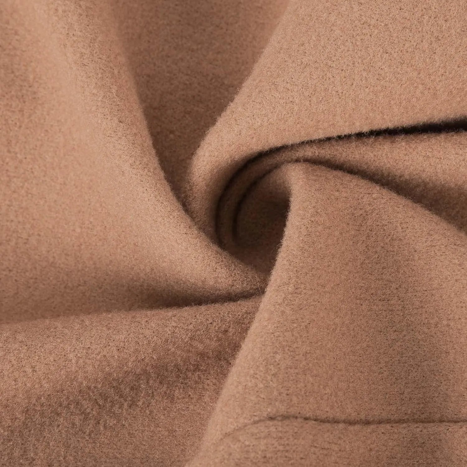 Fall Cardigan for Women 2022 Solid Lapel Collar Trench Coat Open Front Mid Length Wool Blend Coat Elegant Pea Coat