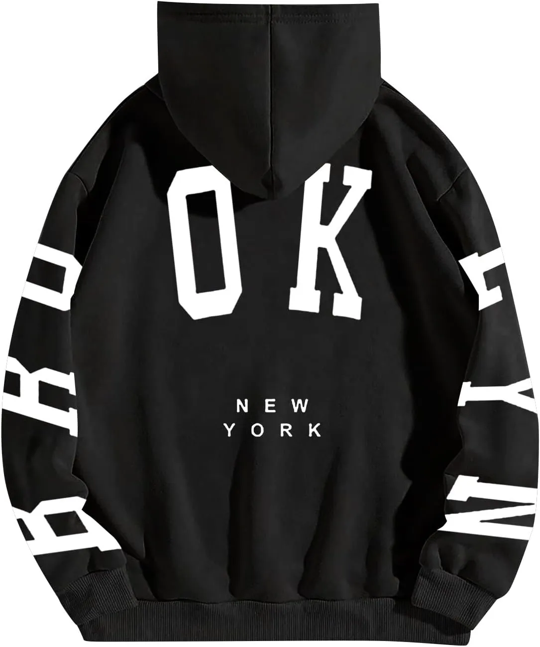 Fall Clothes 2024 Trendy Outfits Letter Printed Hoodie V Neck Fleece Sweatshirts Oversized Sweatshirt for Women