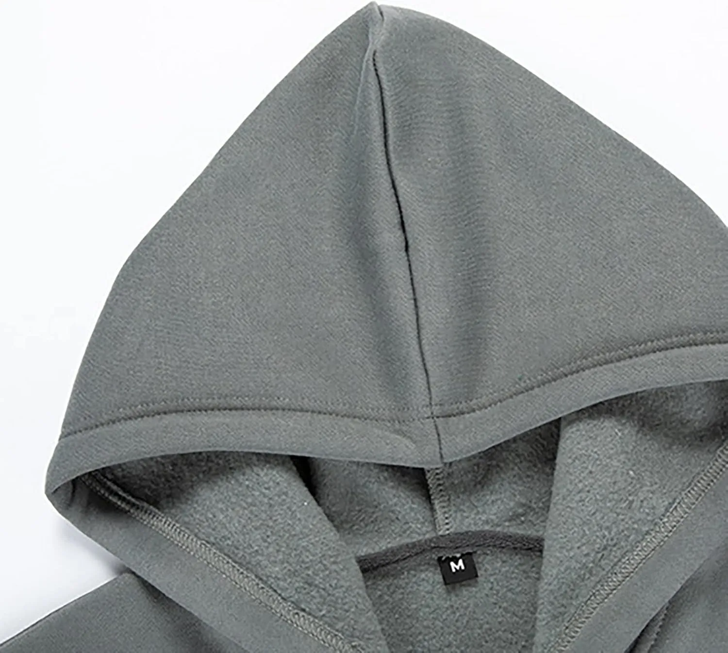 Fleece Lined Hoodie For Mens Casual Camouflage Sports Sweatshirt Long Sleeve Zipper Hooded Jacket Coat