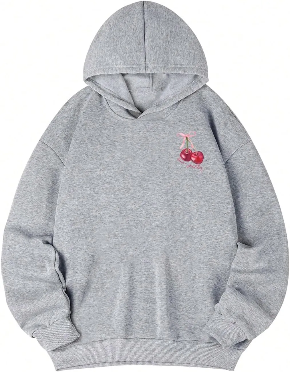 Floerns Girl's Letter Graphic Hoodie Oversized Long Sleeve Hooded Sweatshirts
