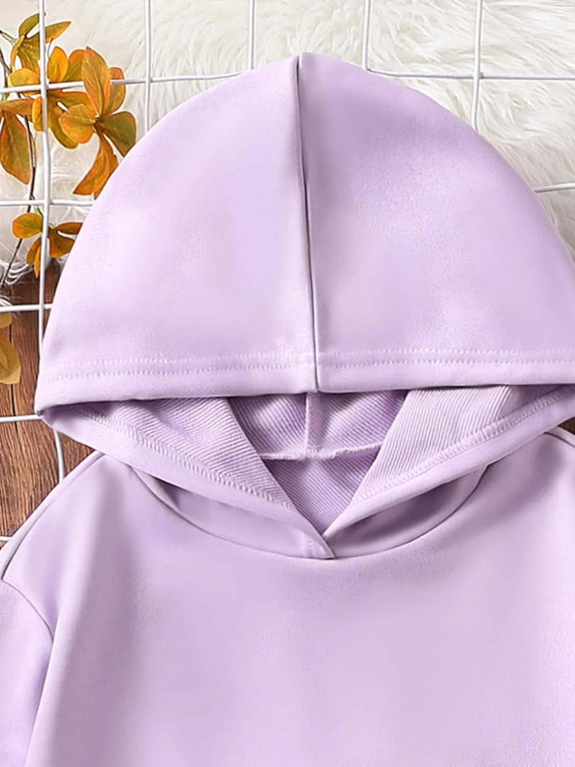 Floerns Girl's Letter Graphic Hoodie Oversized Long Sleeve Hooded Sweatshirts