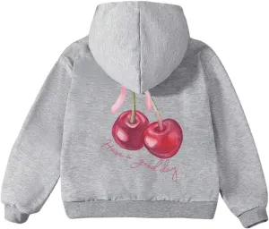Floerns Girl's Letter Graphic Hoodie Oversized Long Sleeve Hooded Sweatshirts
