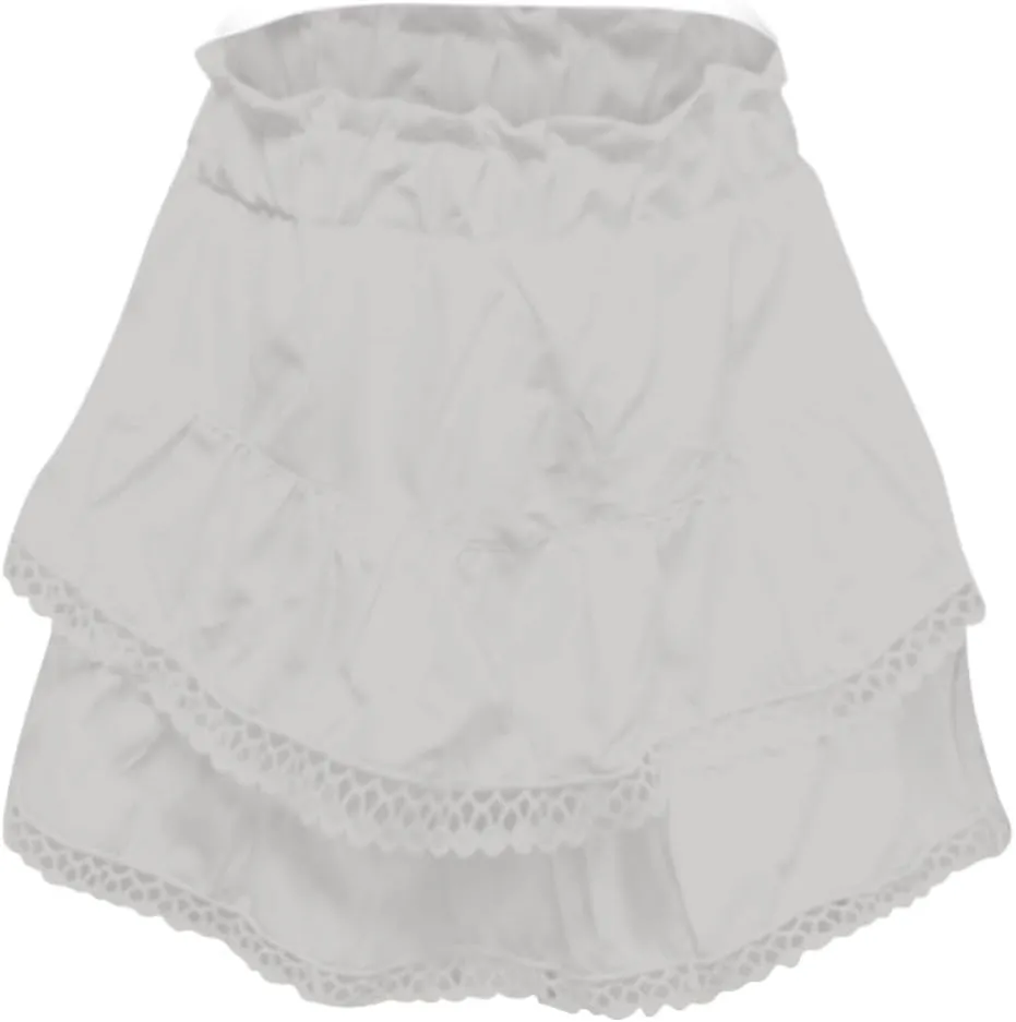 Flowy Shorts for Women Casual Boho Mini Skirts for Women High Waisted Ruffled Tiered Tennis Skorts Cute Pleated Crochet