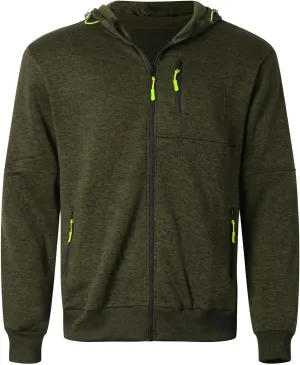 Fxbar Men Hoodies Casual Coat for Men with Zip Pockets Full Zip Long Sleeve Sweatshirt Sports Hooded Jacket with Pockets