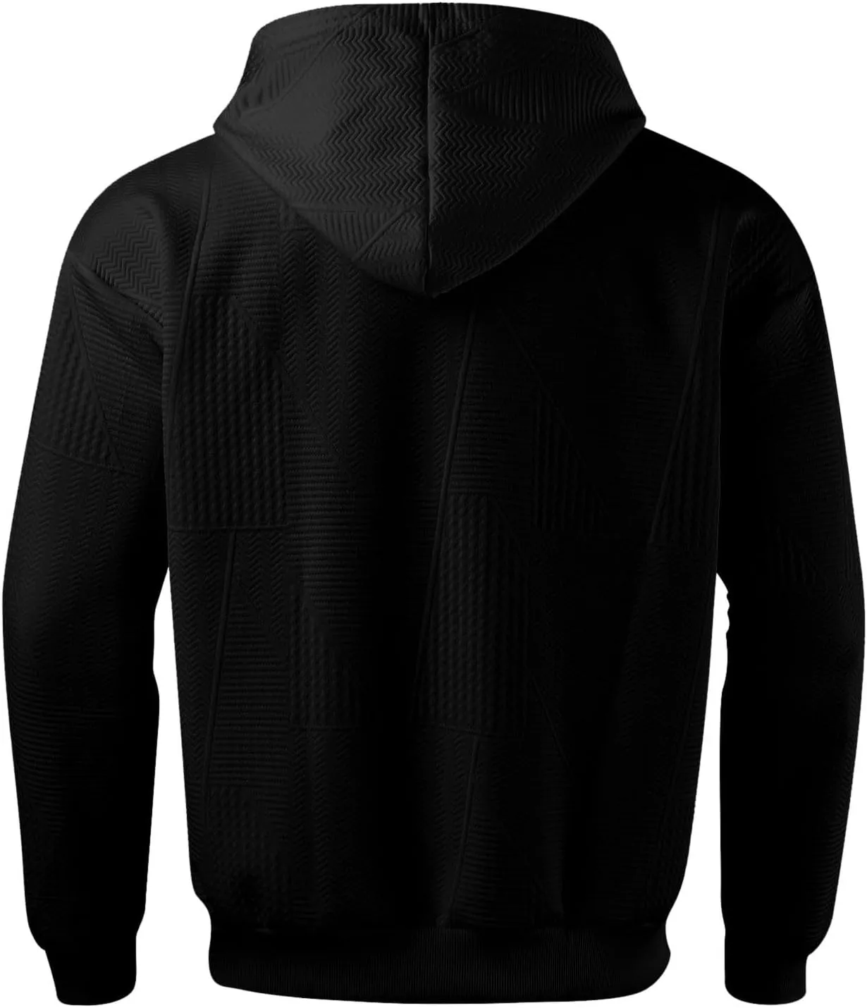Hoodies For Men Trendy Casual Fall Winter Warm Outwear with Pockets Hooded Sweatskirts Mid-Weight Loose Fit Sweater Shirts