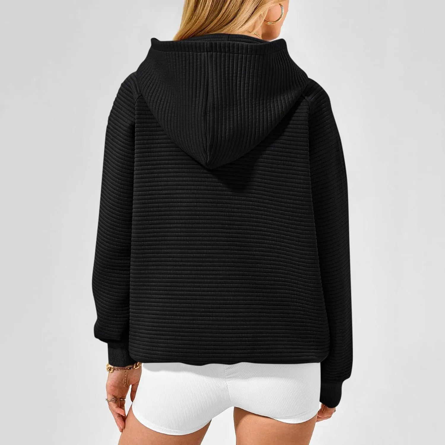 Hoodies For Teen Girls Long Sleeve Western Sweatshirts Knit Fall Sweaters Casual Solid Tunic Pullover With Pocket