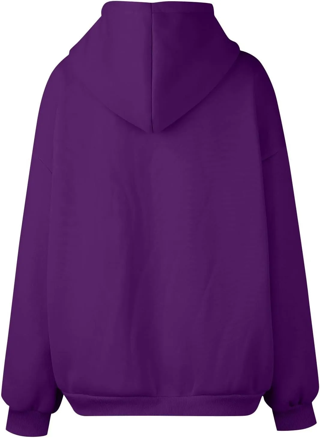 Hoodies for Women 2024 Oversized Long Sleeve Sweatshirts Casual Solid Y2K Jacket Fall Fashion Clothes with Pockets