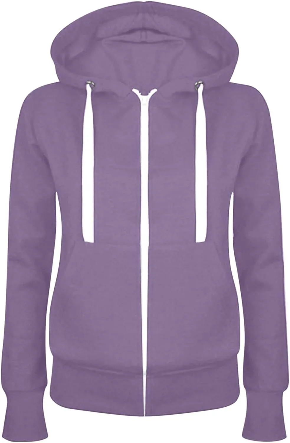Hoodies For Women Zip Up Oversized Hooded Sweatshirt Long Sleeve Fleece Jacket With Pockets Fall Fashion Outfits 2023