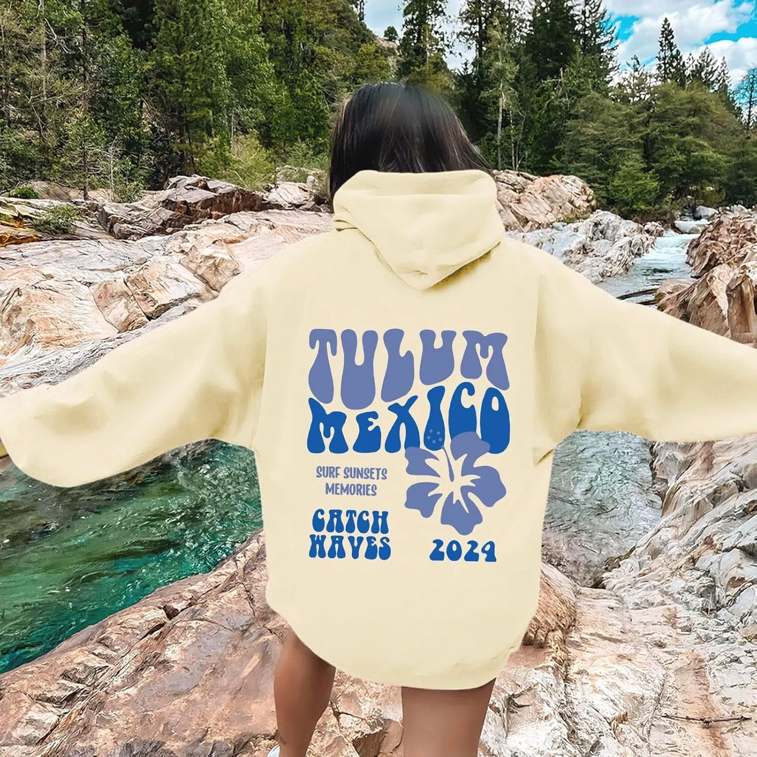 𝓟ink 𝓟om 𝓟uff Hoodie Sweatshirts Women Casual Long Sleeve Hoodie Pullover Preppy Oversized Sweatshirt Tunic Tops