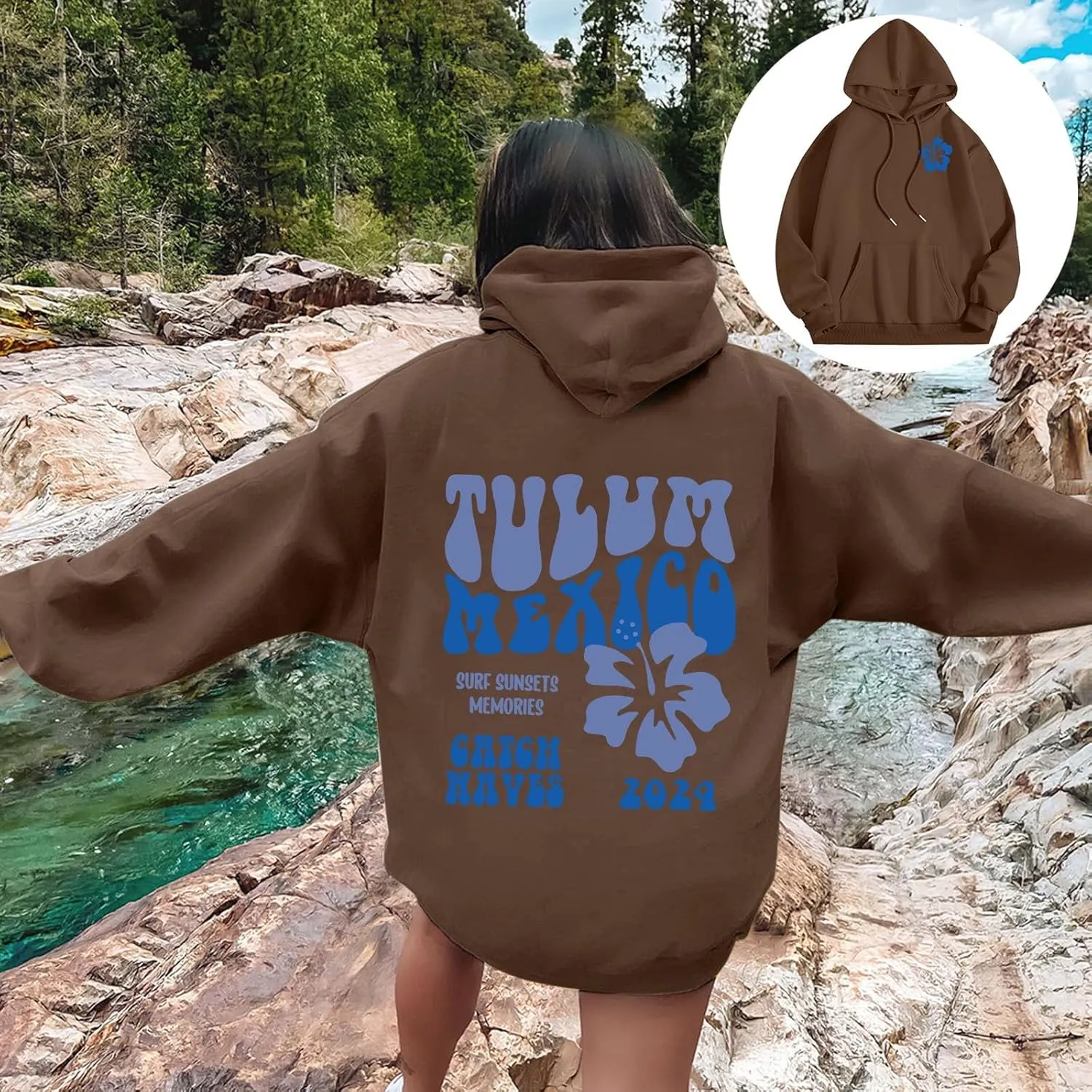 𝓟ink 𝓟om 𝓟uff Hoodie Sweatshirts Women Casual Long Sleeve Hoodie Pullover Preppy Oversized Sweatshirt Tunic Tops