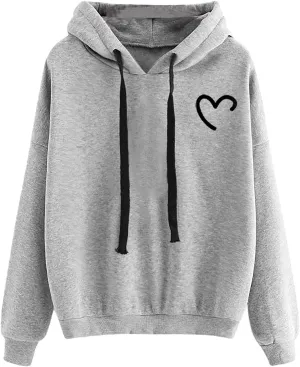 LCMTWX Casual Sweater Long-sleeved Hooded Printed Womens Women's Hoodies & Sweatshirts Short Zip up Hoodie Women