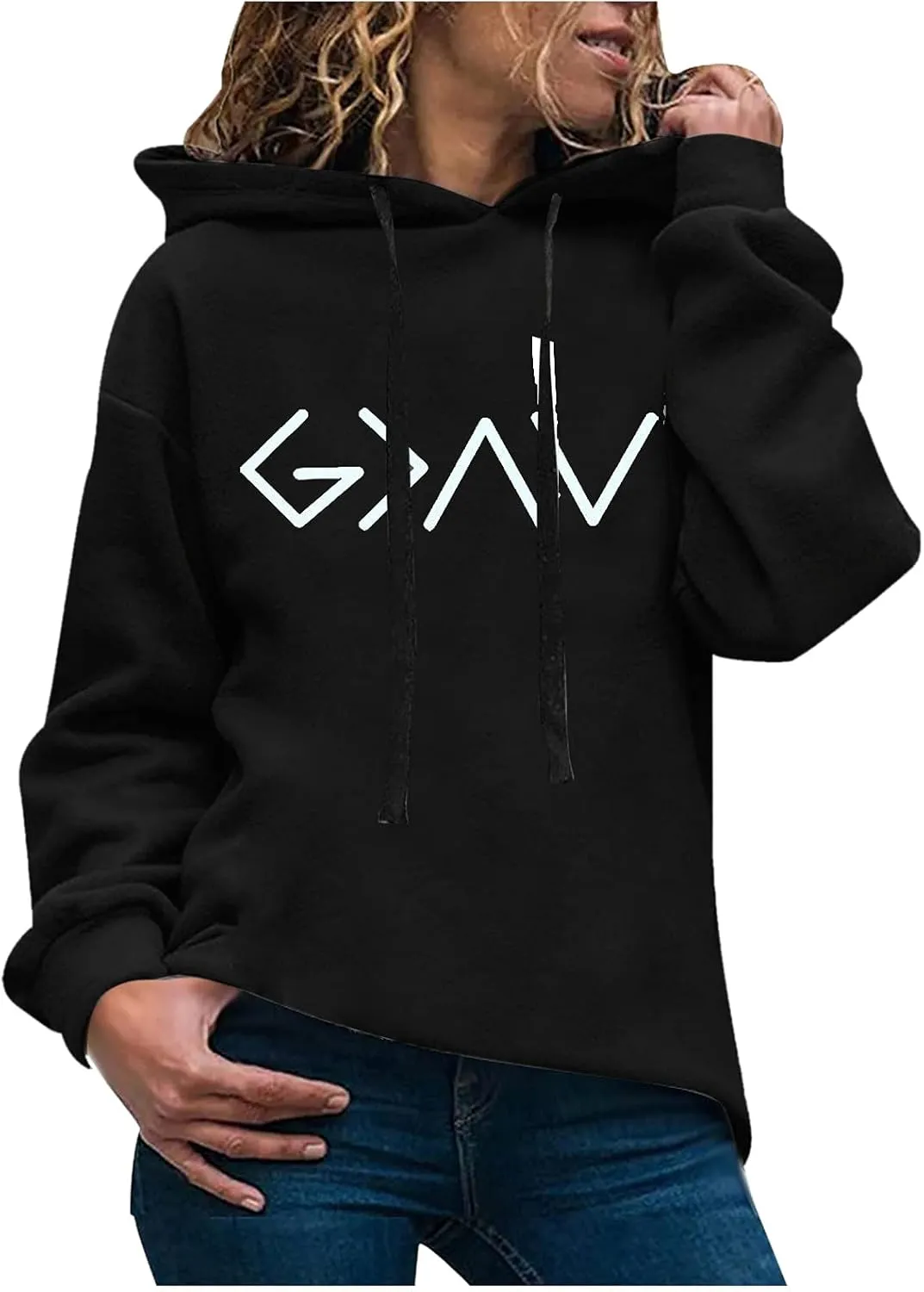 LCMTWX Casual Sweater Long-sleeved Hooded Printed Womens Women's Hoodies & Sweatshirts Short Zip up Hoodie Women
