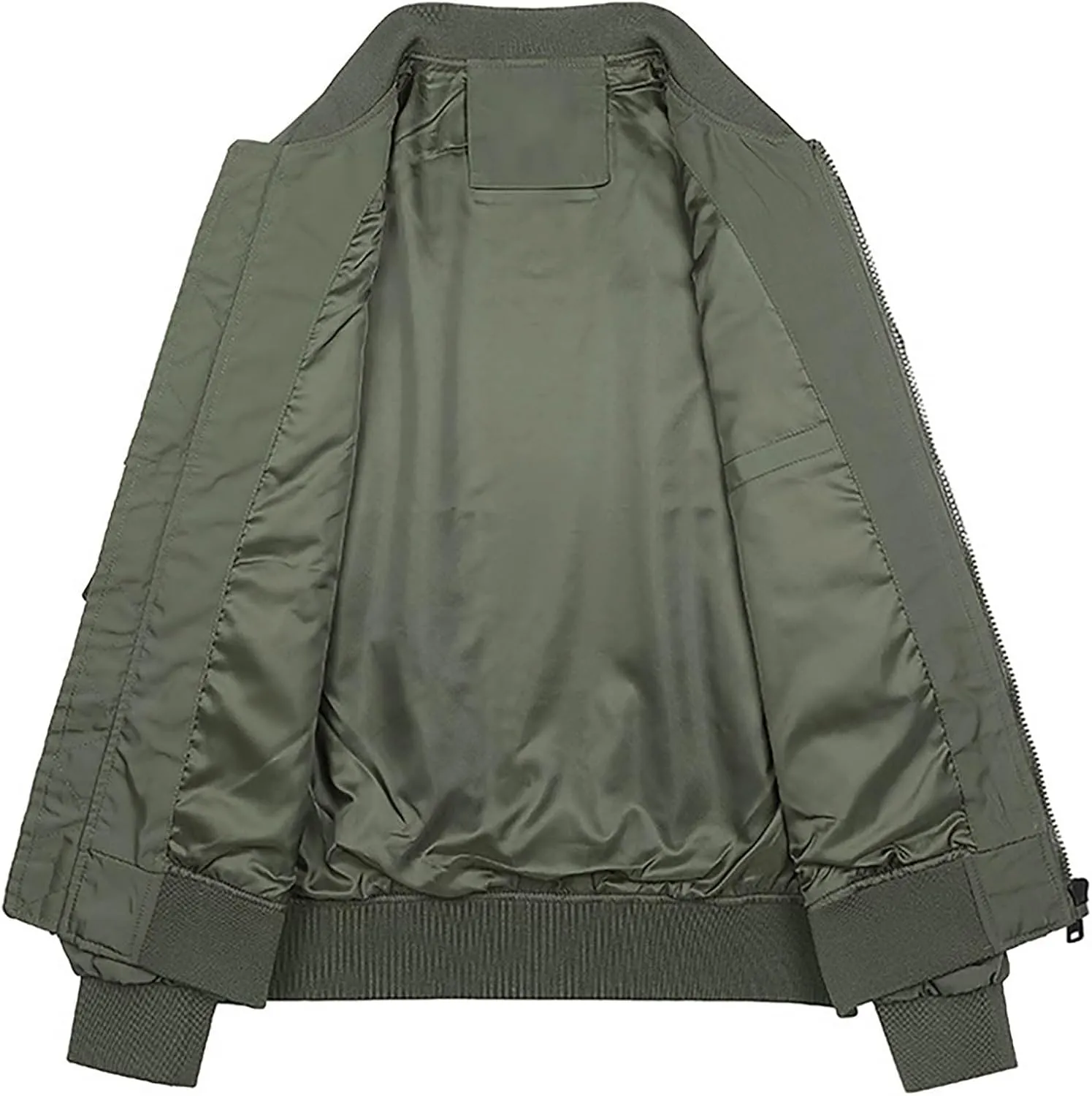 Men's Bomber Jacket Casual Fall Winter Military Coats Outwear Motorcycle Outdoor Flight Jackets with Multi Pockets