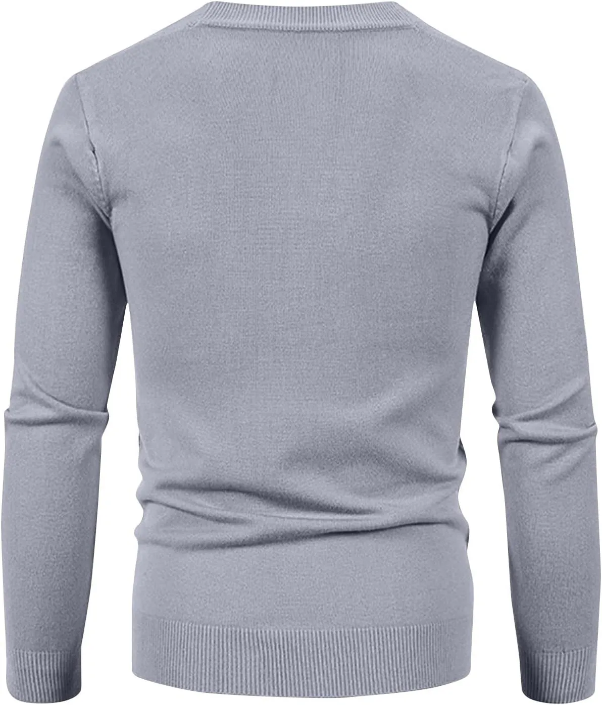 Mens Casual Slim Fit Cardigan Sweaters Long Sleeve V-Neck Basic Designed Cardigans Solid Button Down Knitted Sweater