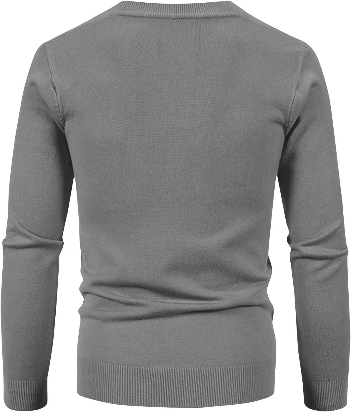 Mens Casual Slim Fit Cardigan Sweaters Long Sleeve V-Neck Basic Designed Cardigans Solid Button Down Knitted Sweater