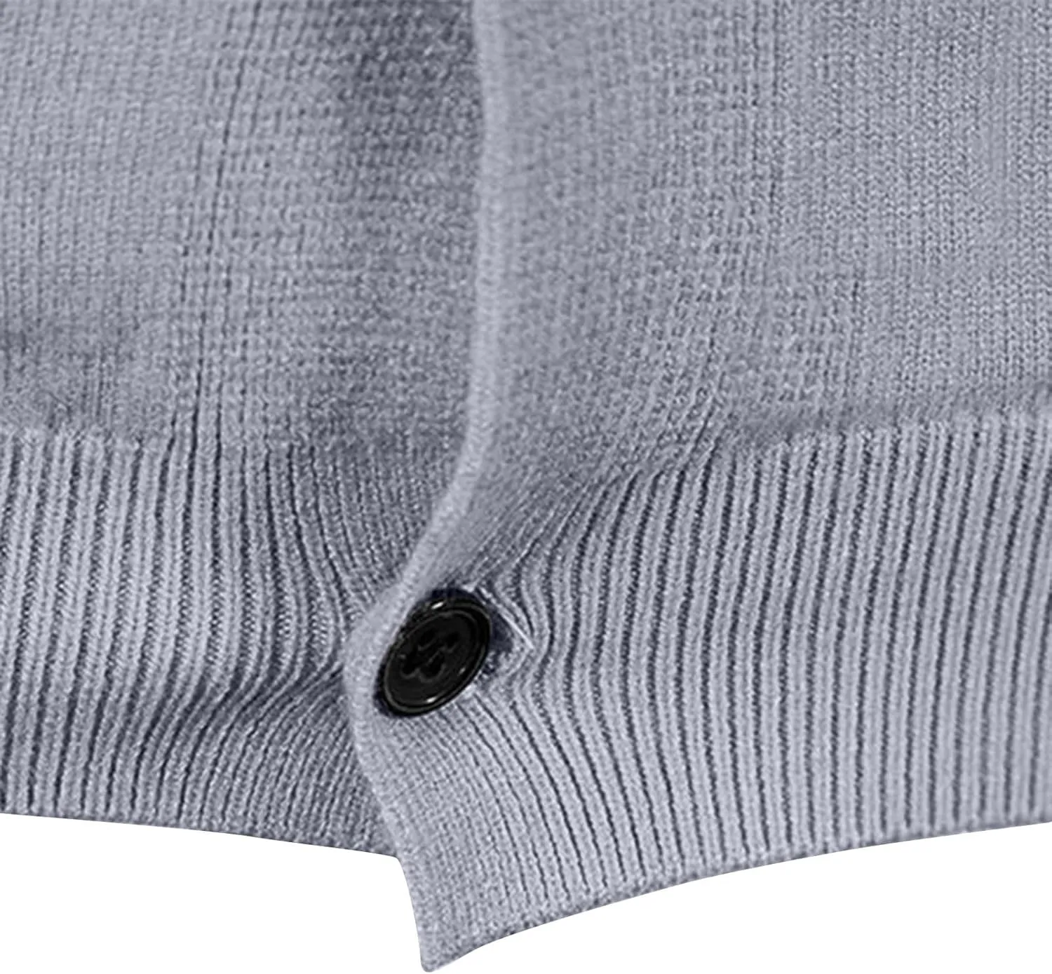 Mens Casual Slim Fit Cardigan Sweaters Long Sleeve V-Neck Basic Designed Cardigans Solid Button Down Knitted Sweater