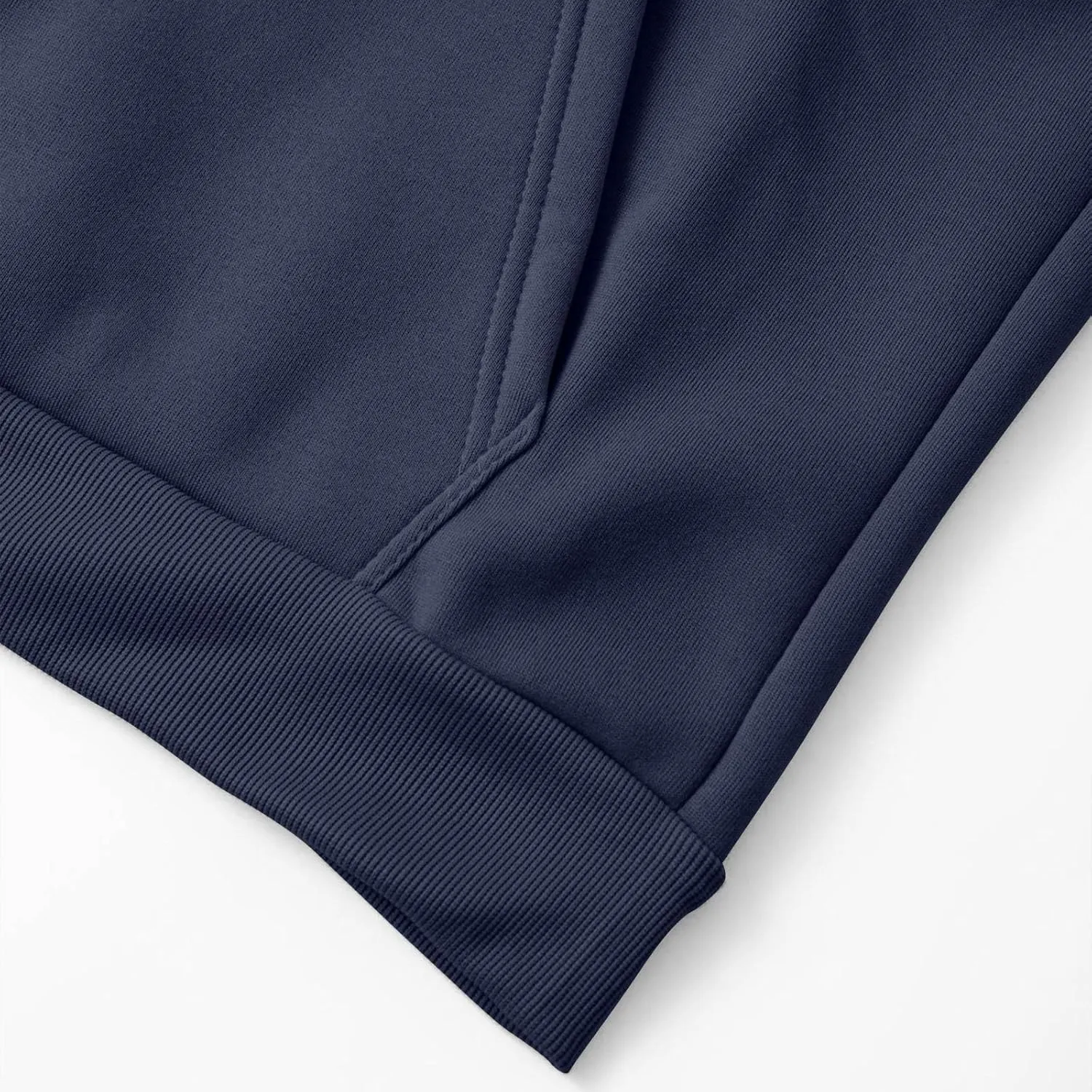 Men's Fashion Sports Hooded Sweatshirt Quarter Zip Hoodies Tops Warm Pocket Solid Long Sleeve Winter Pullover