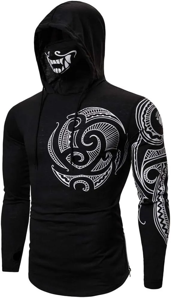 Men's Flag Sweatshirt - Cool Fleece Hoodie for Men