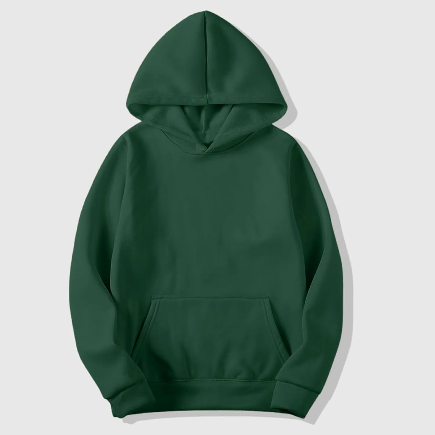 Men's Fleece Hoodies Pullover 2024 Casual Cotton Hooded Collar Sweatshirts Ultra Soft Long Sleeve Shirts with Pocket