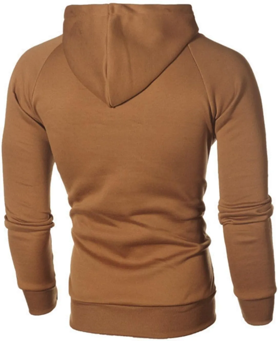 Men's Hoodies Casual Long Sleeve Zipper Sweatshirts Fashion Blouse Hooded Jackets Loose Fit Fall Winter Top