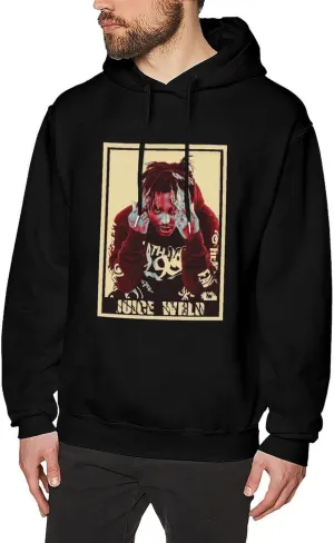 Men's Long Sleeve Pullover Hoodies Fashion 3D Printed Graphic Drawstring Winter Hooded Sweatshirts