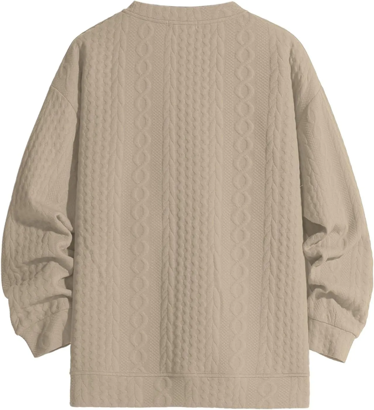 Mens Pullover Sweaters Long Sleeve Male Autumn and Winter Soild Color Sweater Long Sleeve Sweater