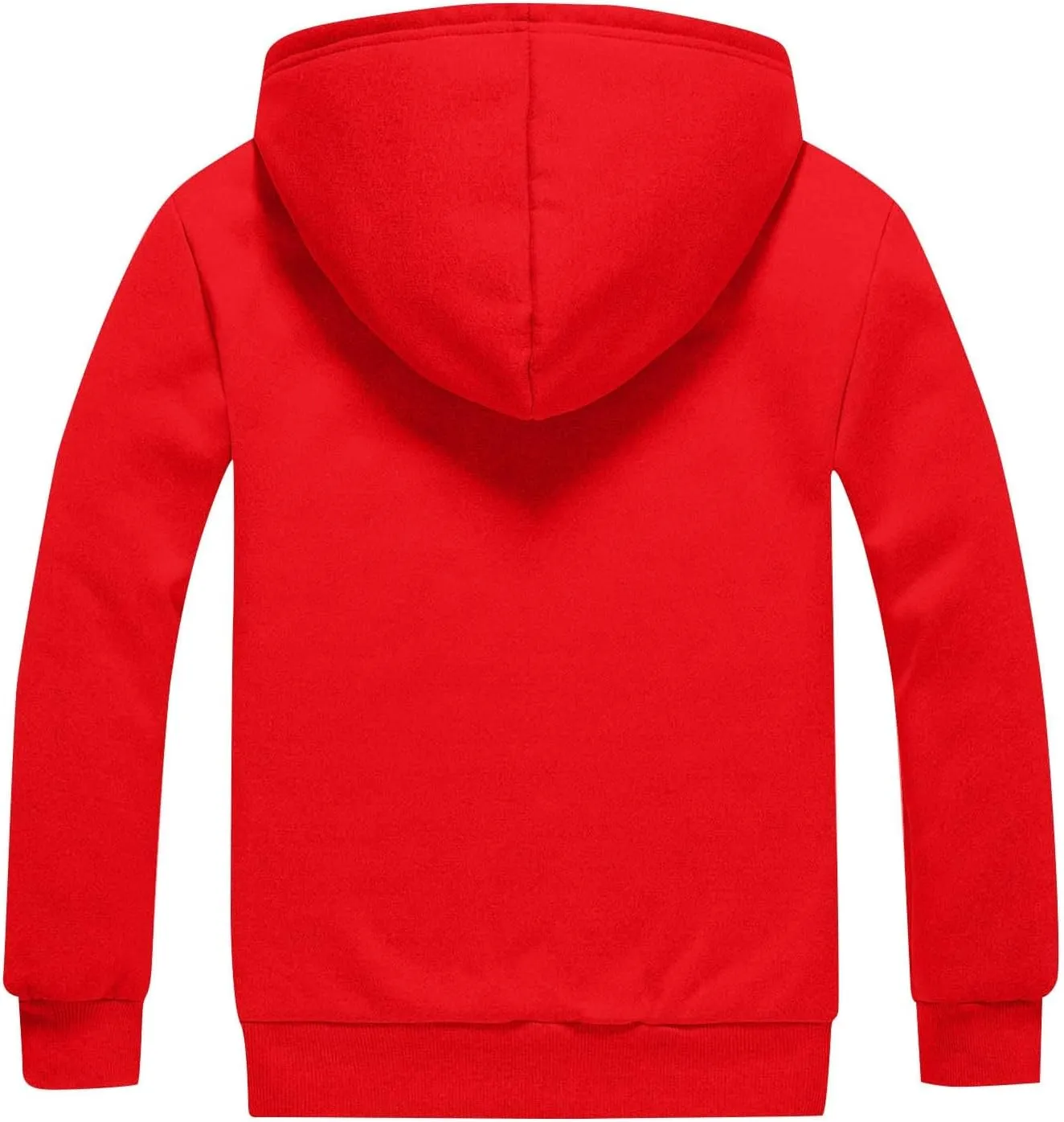 Mens Sherpa Lined Hoodie Full-Zip Thick Casual Sweatshirt Heavyweight Thermal Winter Hooded