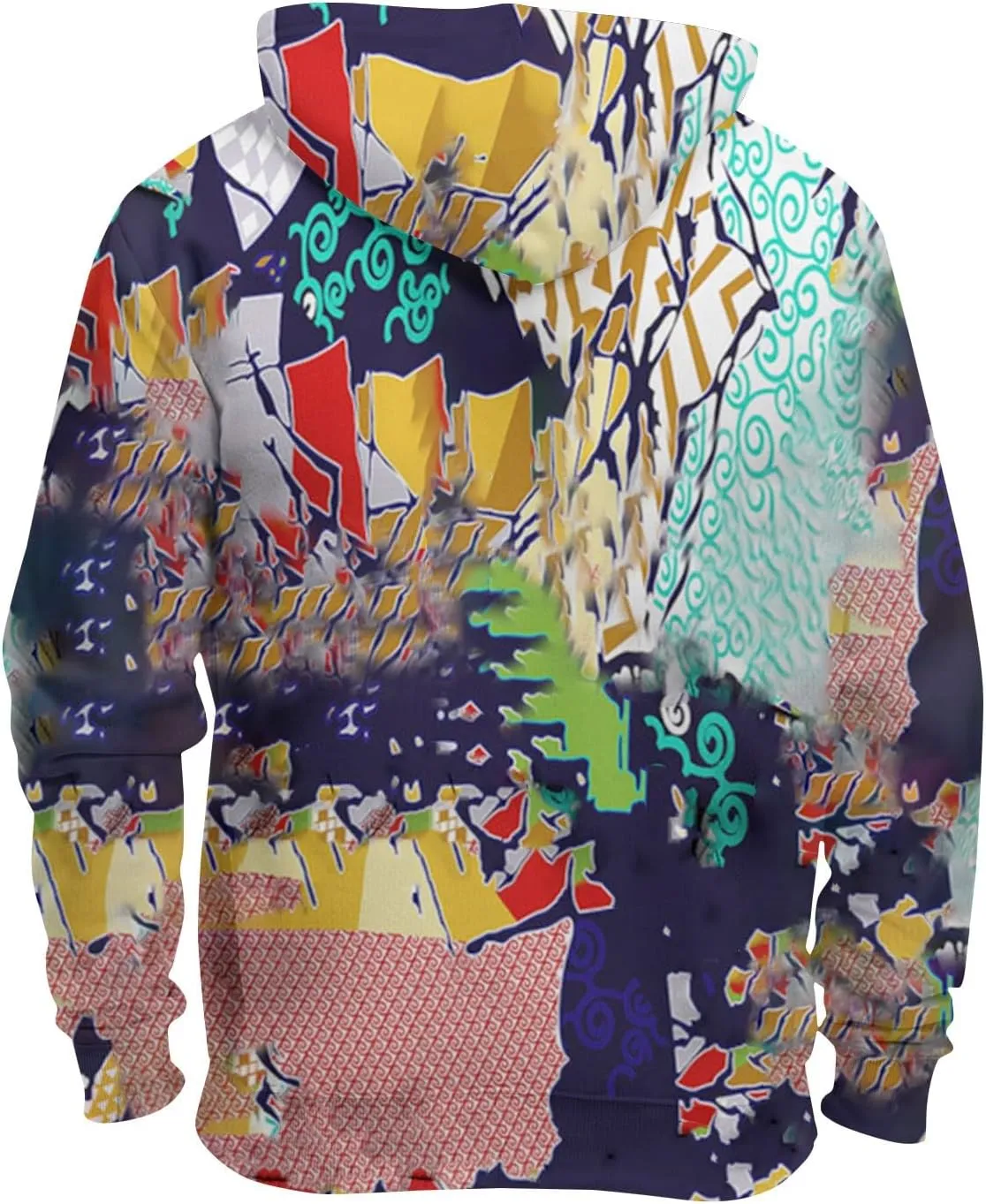 Men's Sweatshirt Plus Size Long Sleeve Hooded Pullover Printed 2024 Fashion Casual Loose Fit Hoodies