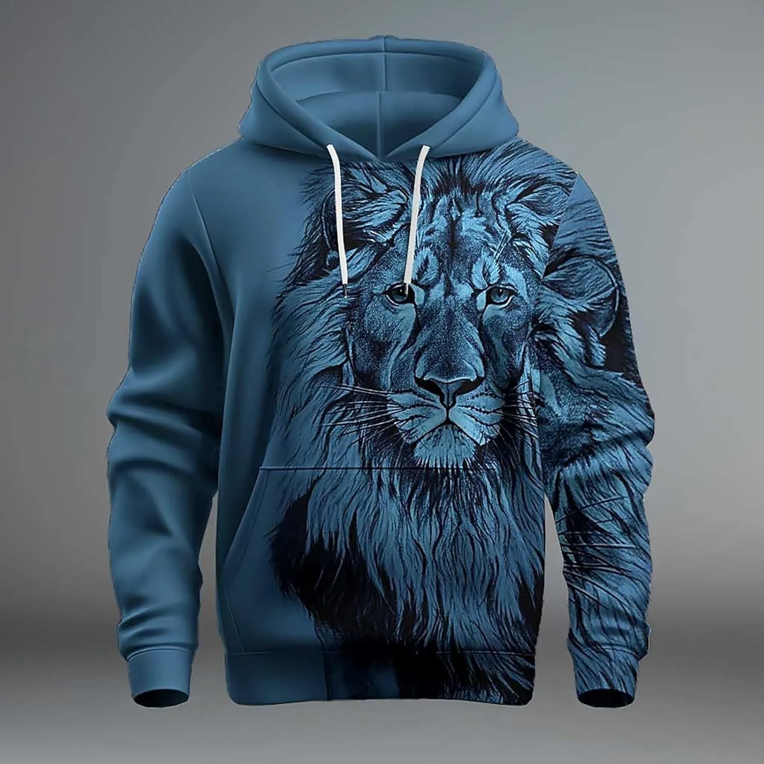 Mens Sweatshirts Winter Vintage Long Sleeve Hoodie Half Zipper Hooded Sweatshirt Top Workwear Multi Pocket Outdoor