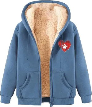 Mens Winter Jacket Sherpa Warm Coats Fleece Zipper Hoodie Big and Tall Heavyweight Fall Outfits With Pockets