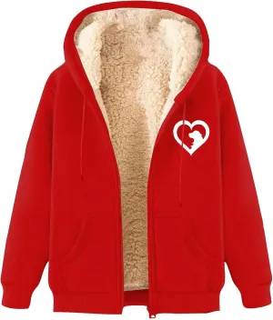 Mens Winter Jacket Sherpa Warm Coats Fleece Zipper Hoodie Big and Tall Heavyweight Fall Outfits With Pockets
