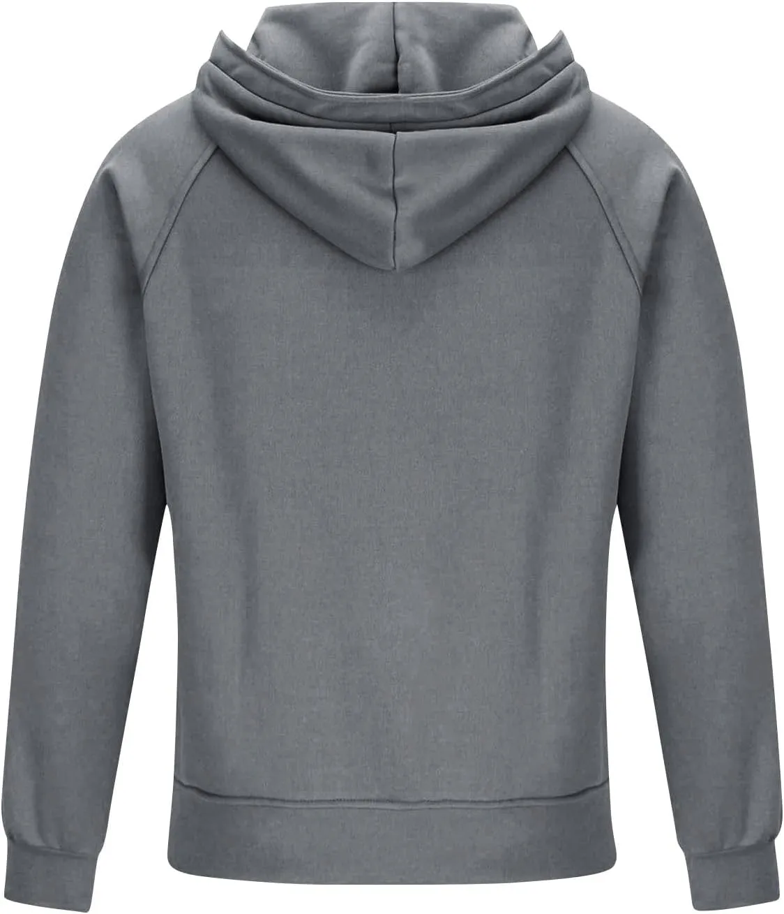 Mens Zip Up Hoodie Long Sleeve Solid Color Slim Fit Lightweight with Pockets Full-Zip Hooded Sweatshirt
